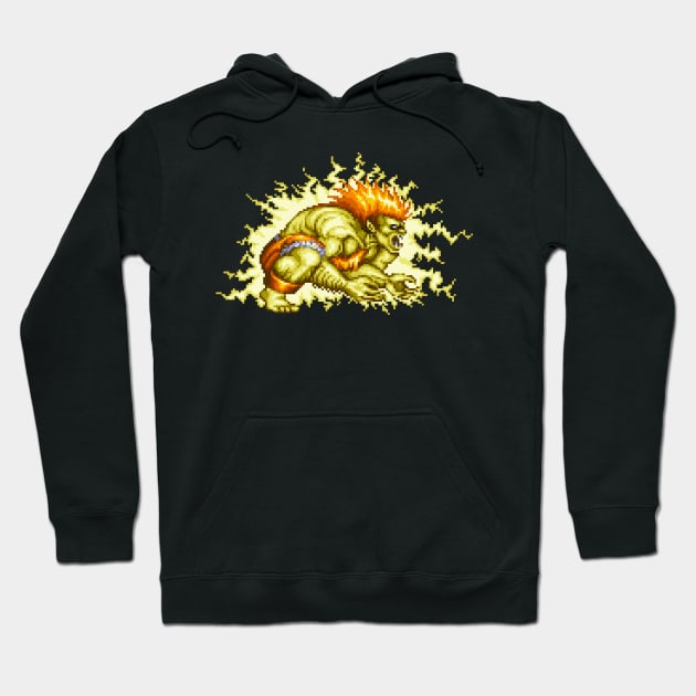 Blanka Electric Thunder Hoodie by Pexel Pirfect